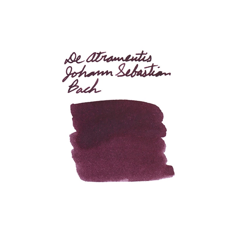 De Atramentis Johann Sebastian Bach – Ink Sample