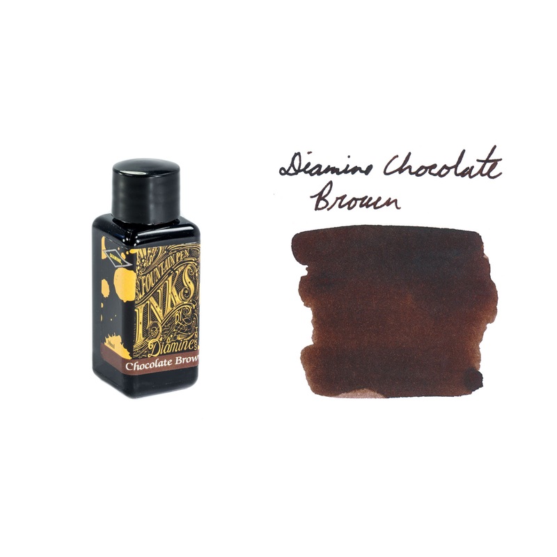 Diamine Chocolate Brown – 30ml Bottled Ink