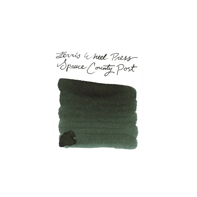 Ferris Wheel Press Spruce County Post – Ink Sample