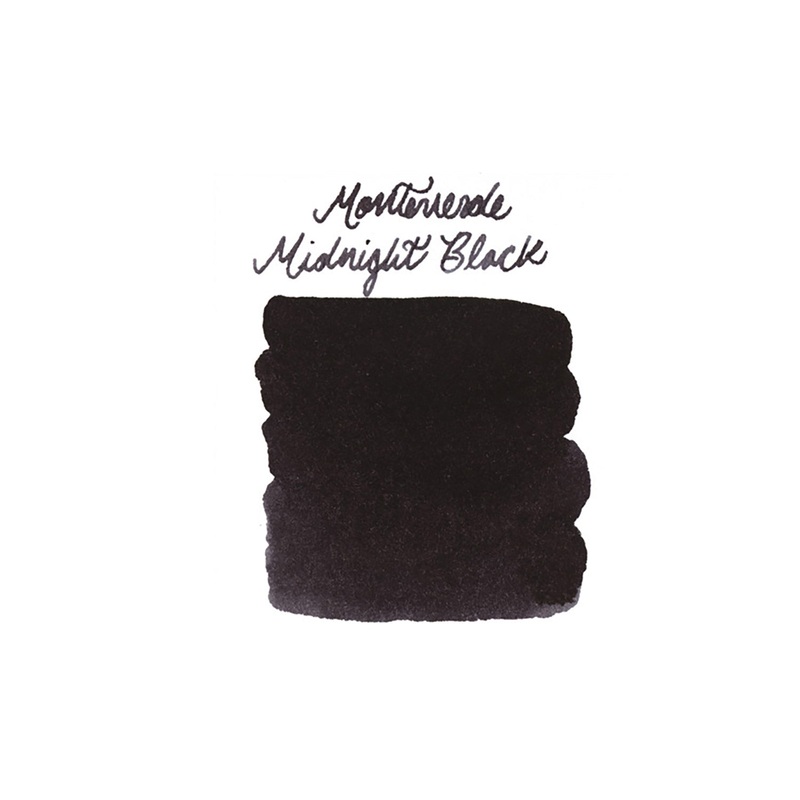 Monteverde Midnight Black – Ink Sample