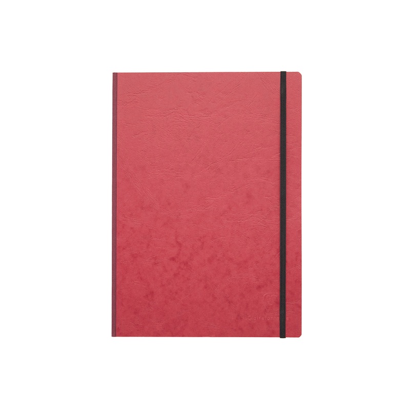 Clairefontaine Basic Clothbound A4 Notebook – Red, Lined