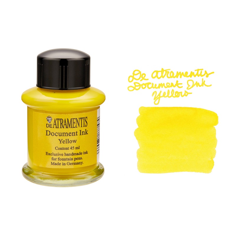 De Atramentis Document Ink Yellow – 45ml Bottled Ink