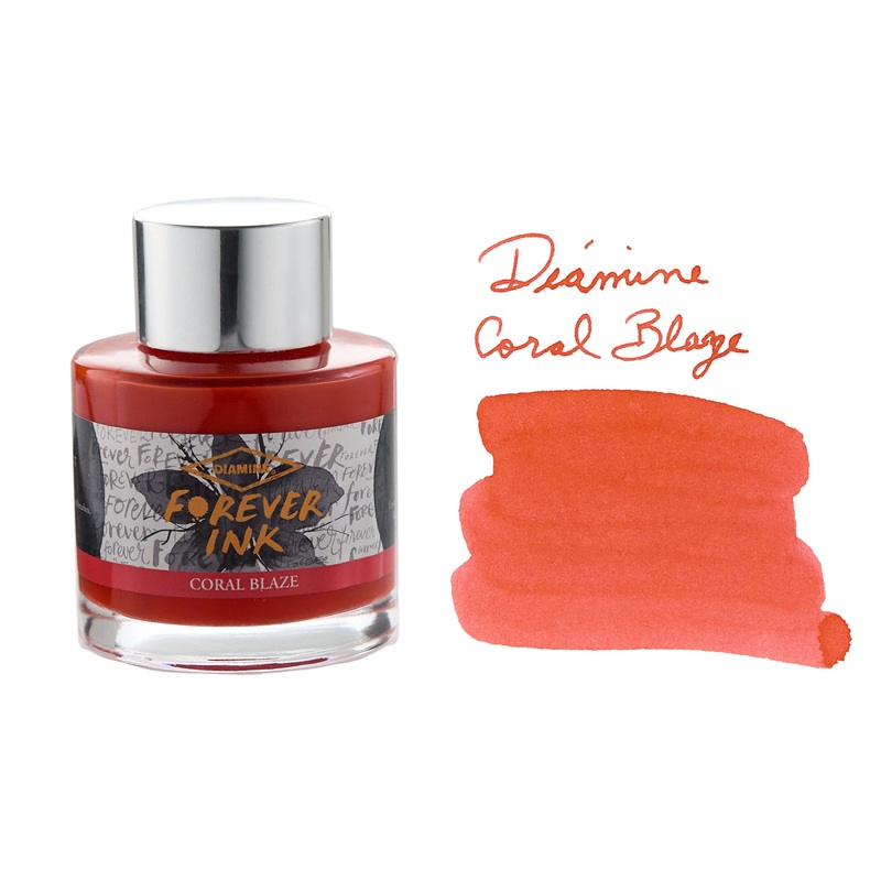 Diamine Forever Coral Blaze – 50ml Bottled Ink