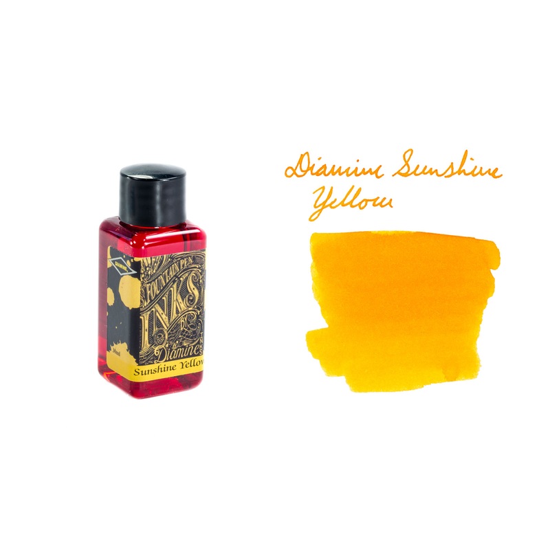 Diamine Sunshine Yellow – 30ml Bottled Ink