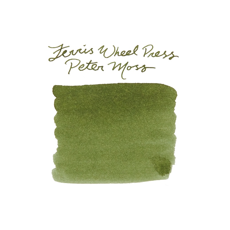 Ferris Wheel Press Peter Moss – Ink Sample