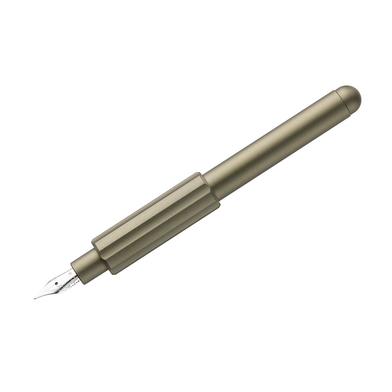 Monteverde Axis Fountain Pen – Matte Olive Extra-Fine