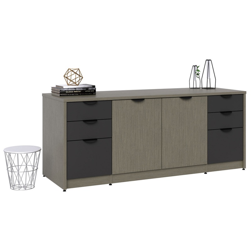 OS 72″W x 24″D Storage Credenza with Box and Dual File Storage, 2 Doors, File and Dual Box Storage (Copy)