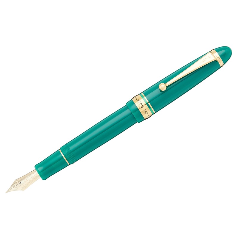 Pilot Custom 743 Fountain Pen – Verdigris Extra-Fine