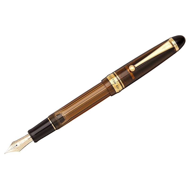 Pilot Custom 823 Fountain Pen – Amber Fine