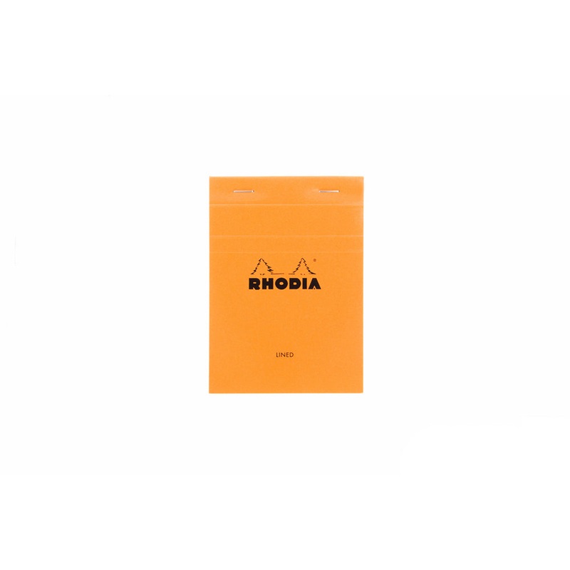 Rhodia No. 13 A6 Notepad – Orange, Lined