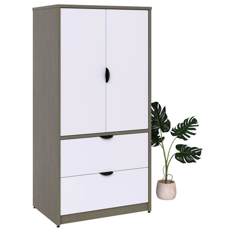 OS 2 Drawer Lateral 2 Door Storage Cabinet with Locks – 36″W x 24″D