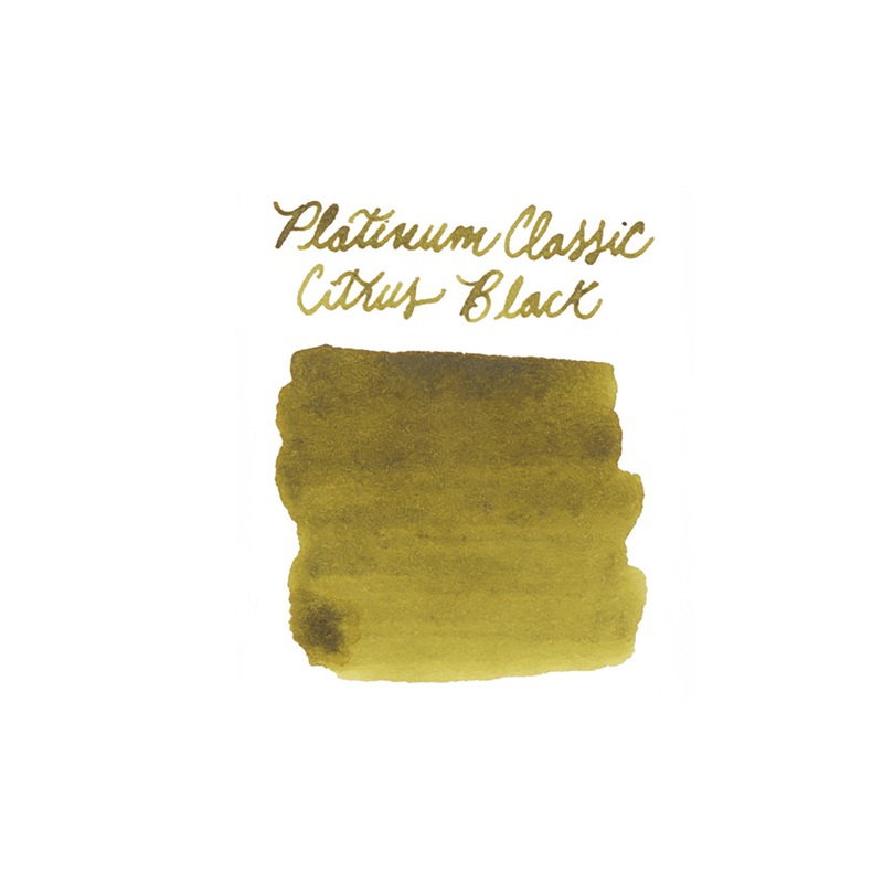 Platinum Classic Citrus Black – Ink Sample