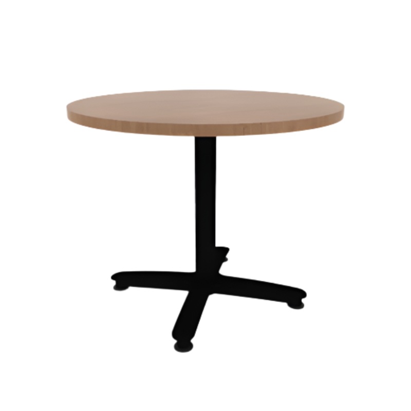 Proof 36″ Dia Round Pedestal Cafe Table with Arched Base TFL Top 3MM PVC Edge