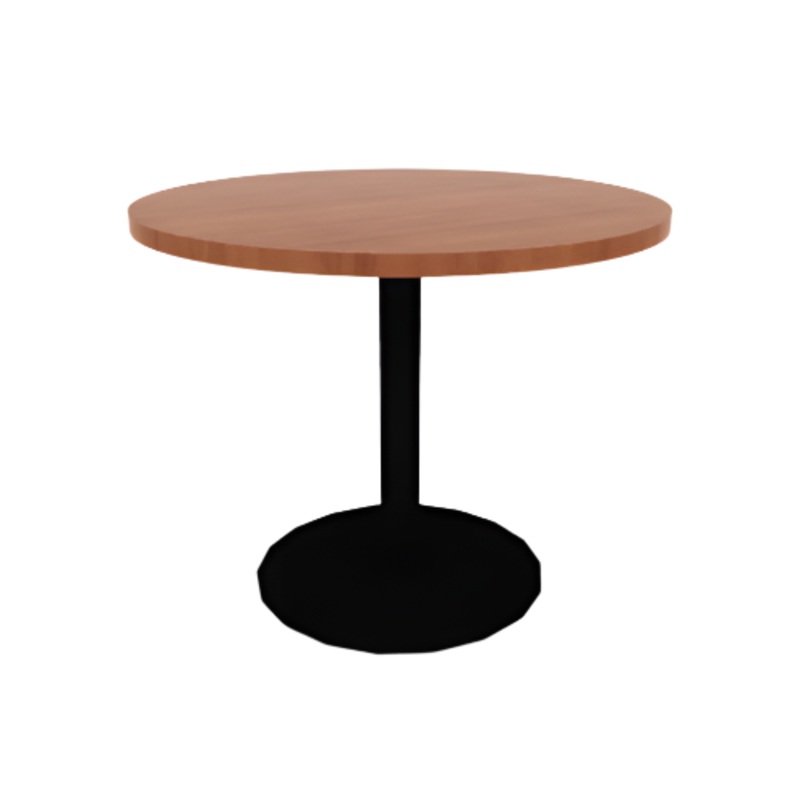Proof 36″ Dia Round Pedestal Cafe Table with Round Base HPL Top