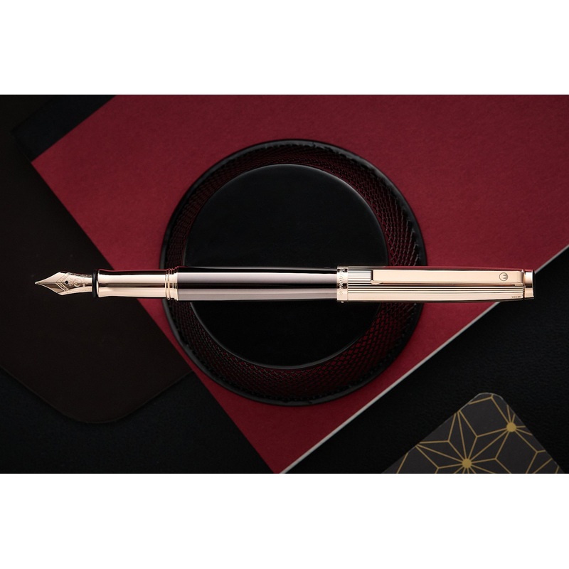 Waldmann Tuscany Fountain Pen – Chocolate with Rose Gold Fine