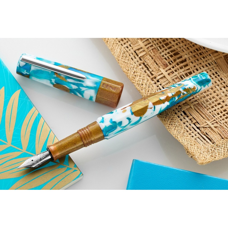 BENU Euphoria Fountain Pen – Blue Hawaiian Fine