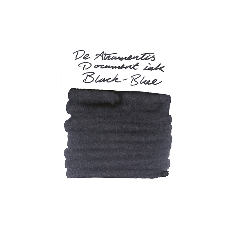 De Atramentis Document Ink Black Blue – Ink Sample