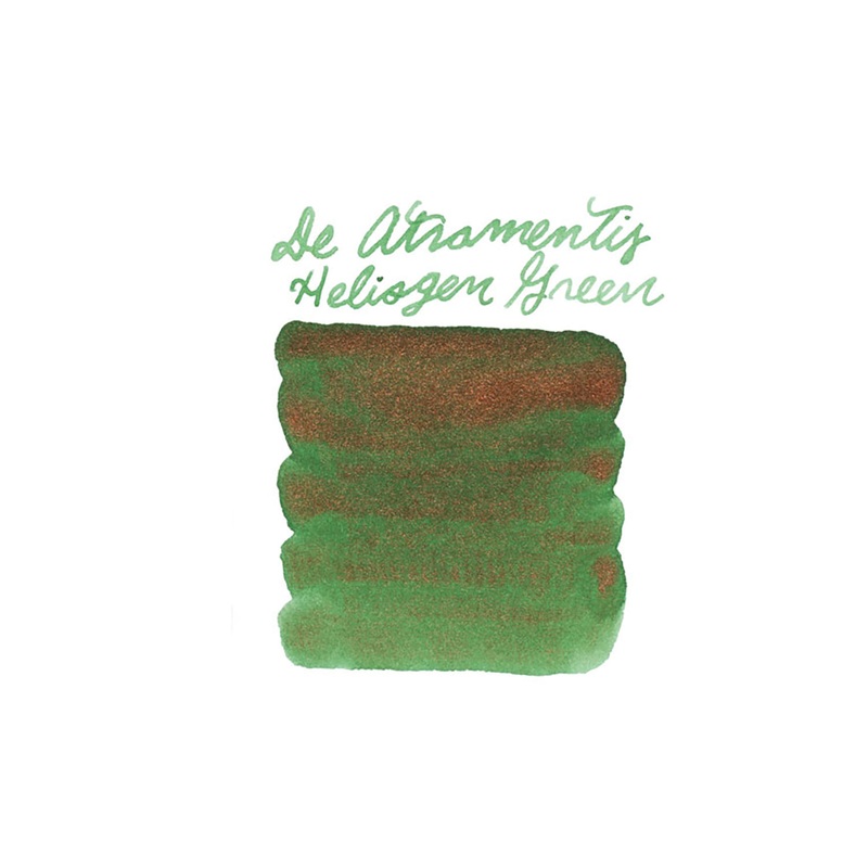 De Atramentis Pearlescent Heliogen Green-Copper – Ink Sample