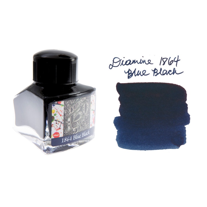 Diamine 1864 Blue Black – 40ml Bottled Ink