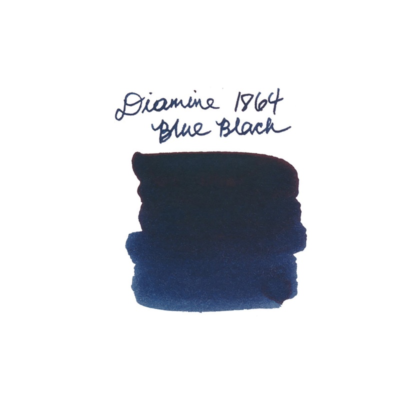 Diamine 1864 Blue Black – Ink Sample