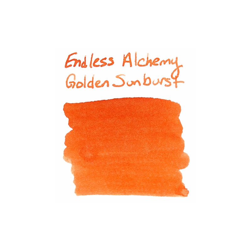 Endless Alchemy Golden Sunburst – Ink Sample