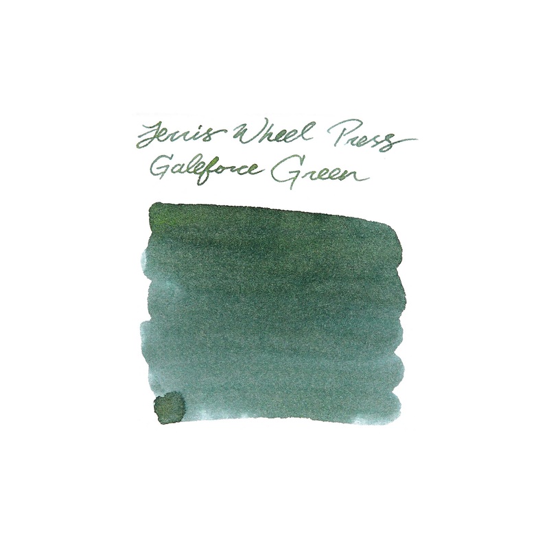 Ferris Wheel Press Galeforce Green – Ink Sample