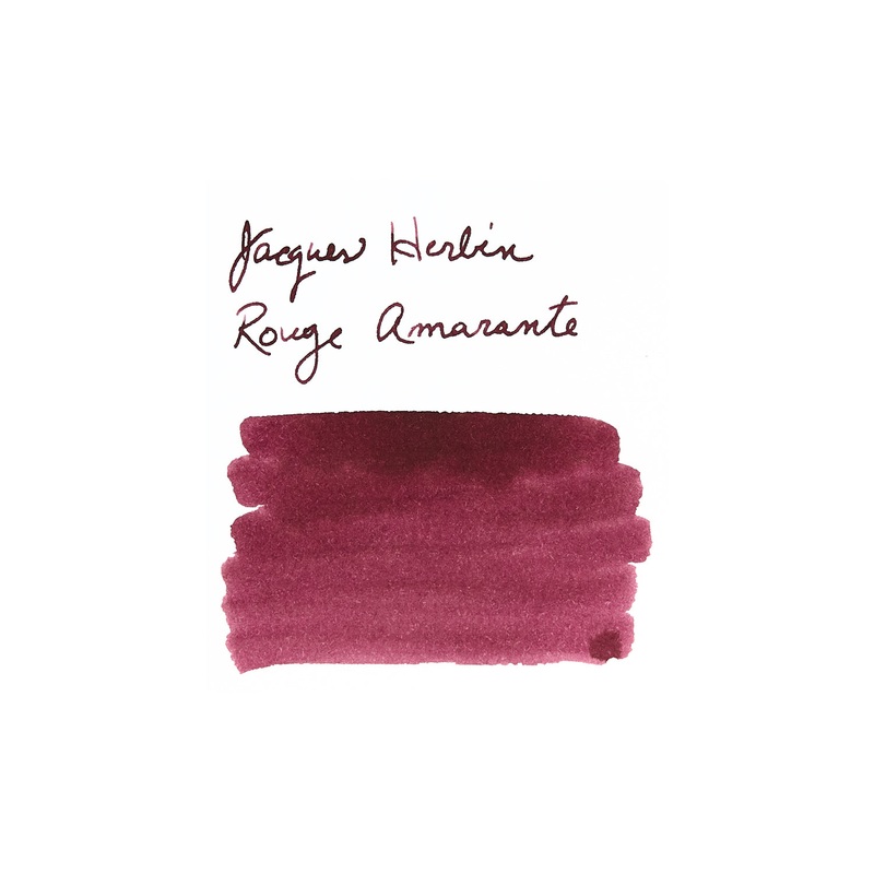 Jacques Herbin Rouge Amarante – Ink Sample