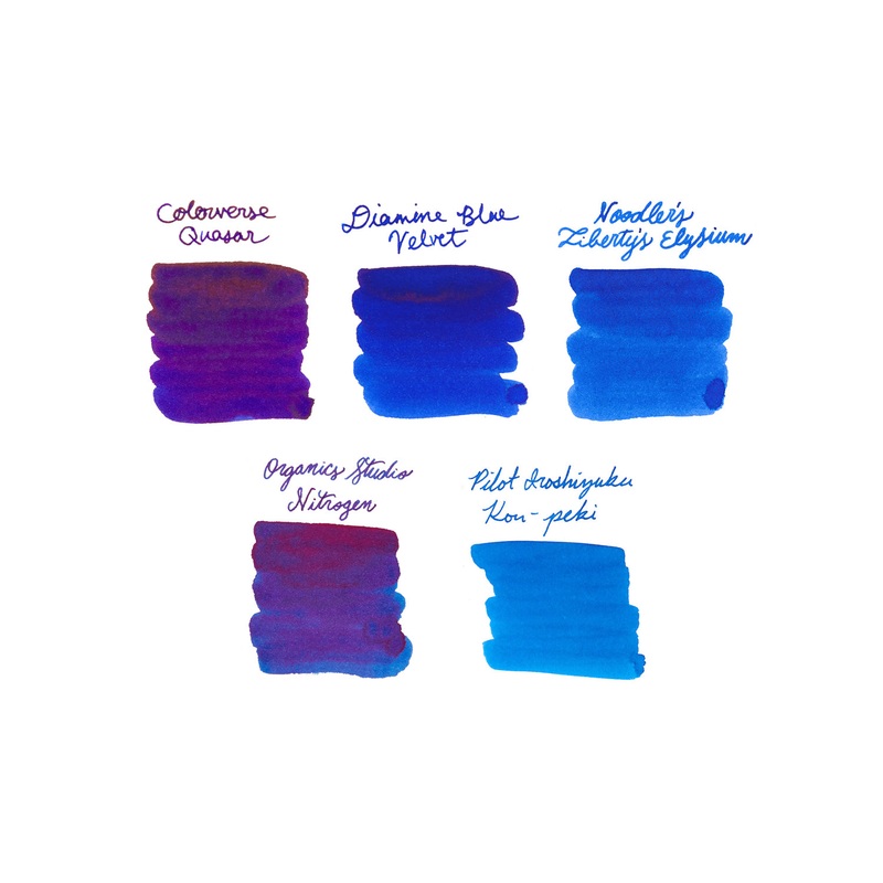 Medium Blue Ink Sample Set