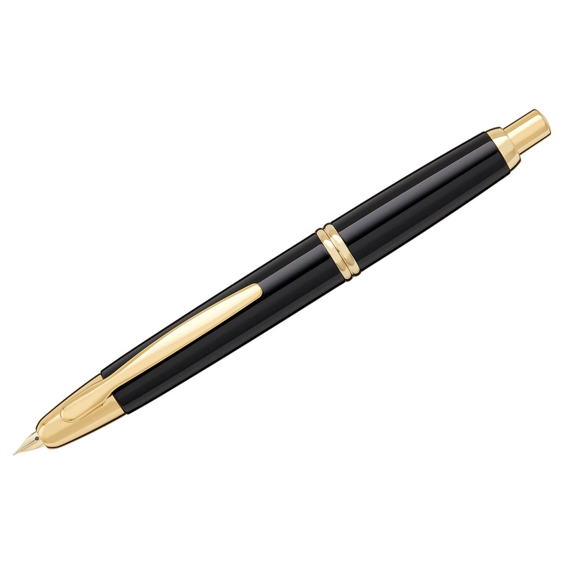 Pilot Vanishing Point Fountain Pen – Black/Gold Fine