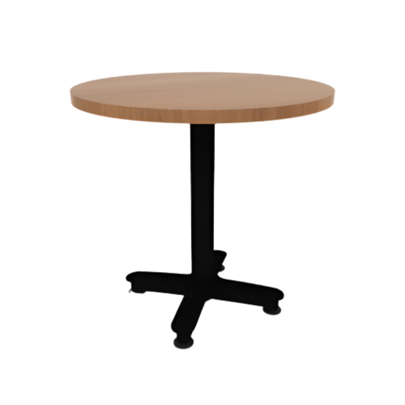 Proof 30″ Dia Round Pedestal Cafe Table with Arched Base HPL Top