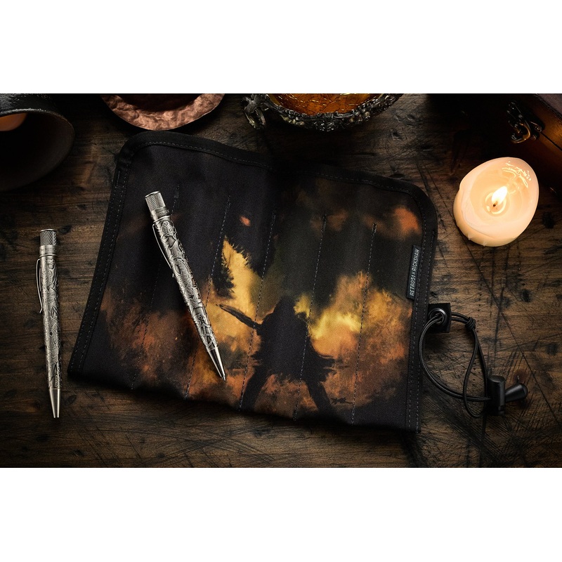 Retro 51 X Rickshaw Bagworks Simple 6-Pen Hand Roll – Fire & Dice 2e: Fighter