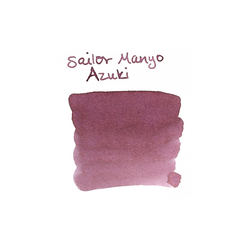 Sailor Manyo Azuki – Ink Sample