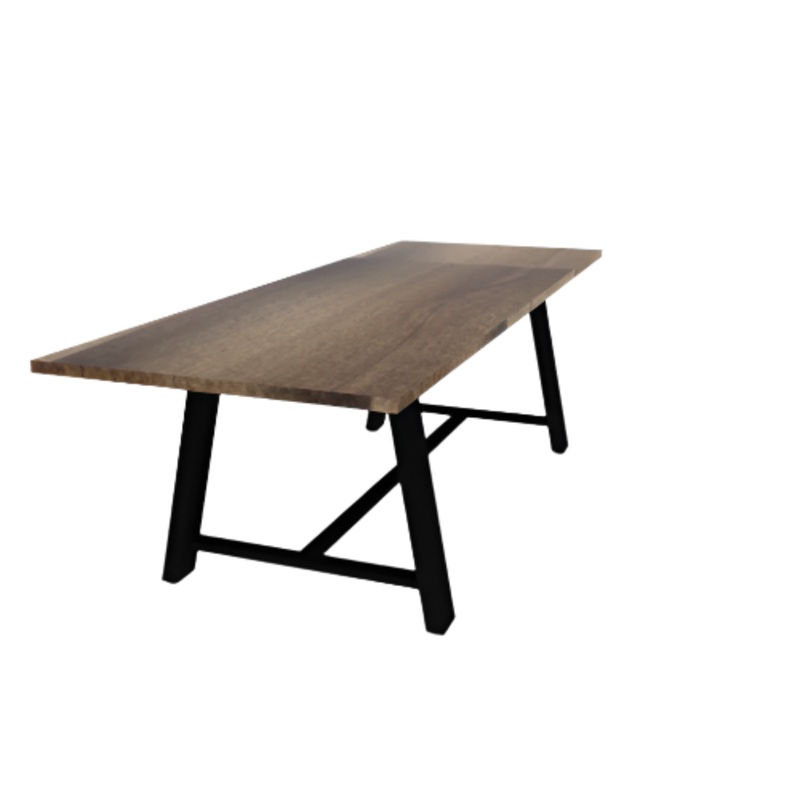 96″W x 36″D x 29″H Midtown Solid Wood Top Boardroom Table