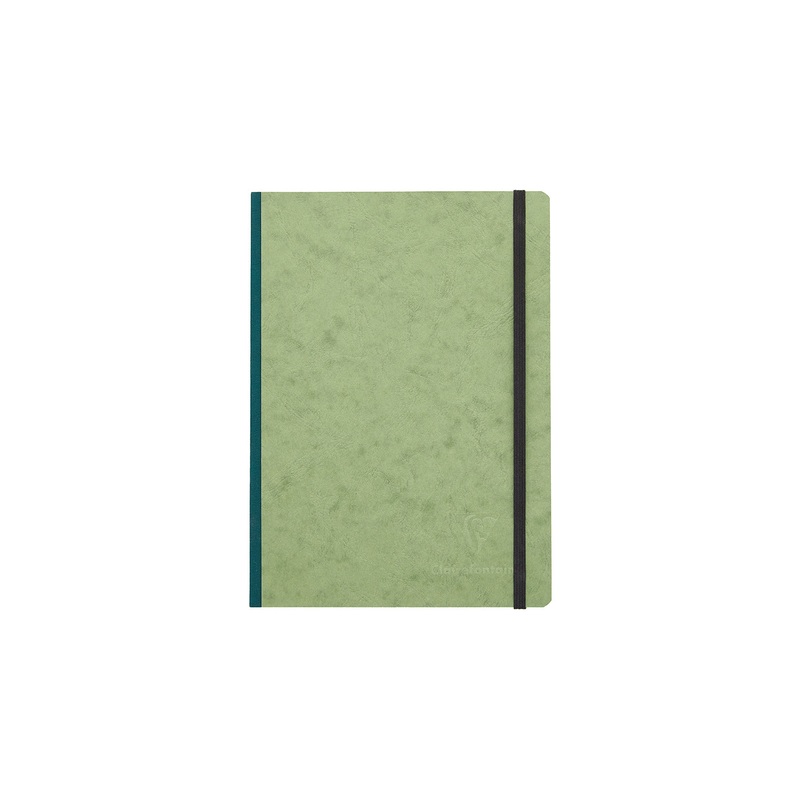 Clairefontaine Basic Clothbound A5 Notebook – Green, Lined