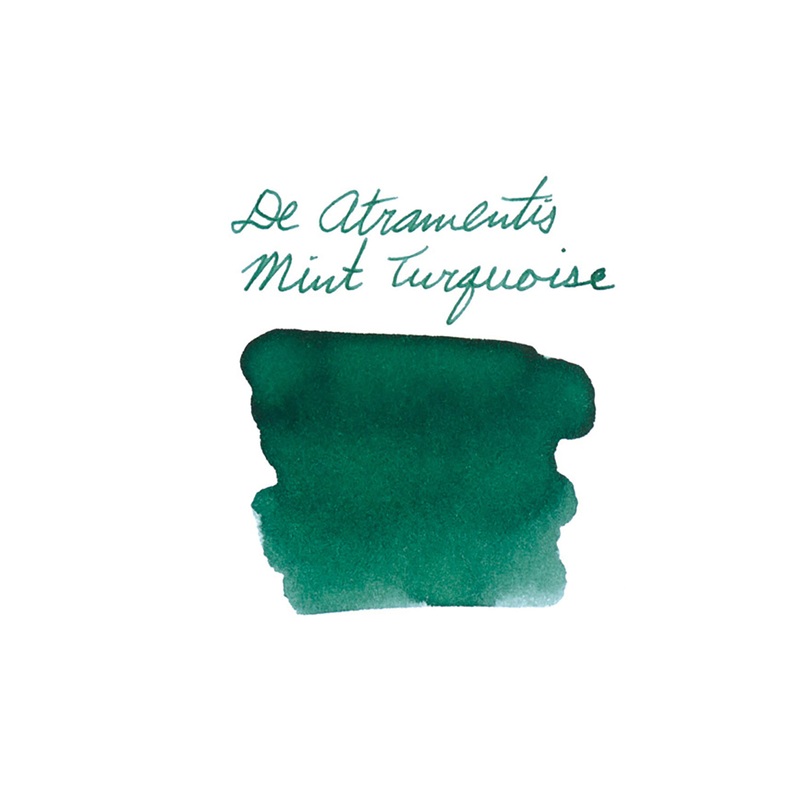 De Atramentis Mint Turquoise – Ink Sample