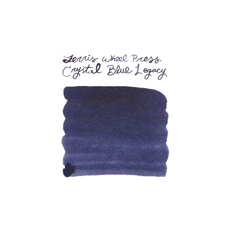 Ferris Wheel Press Crystal Blue Legacy – Ink Sample (2024 LE)