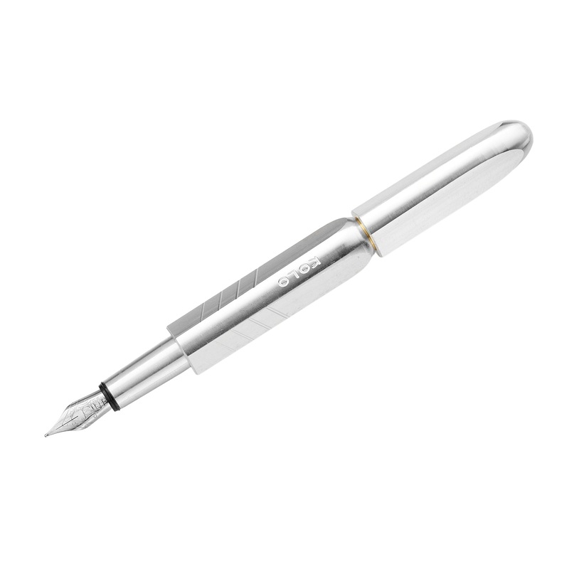 Kolo Tino Fountain Pen – Raw Aluminum Medium