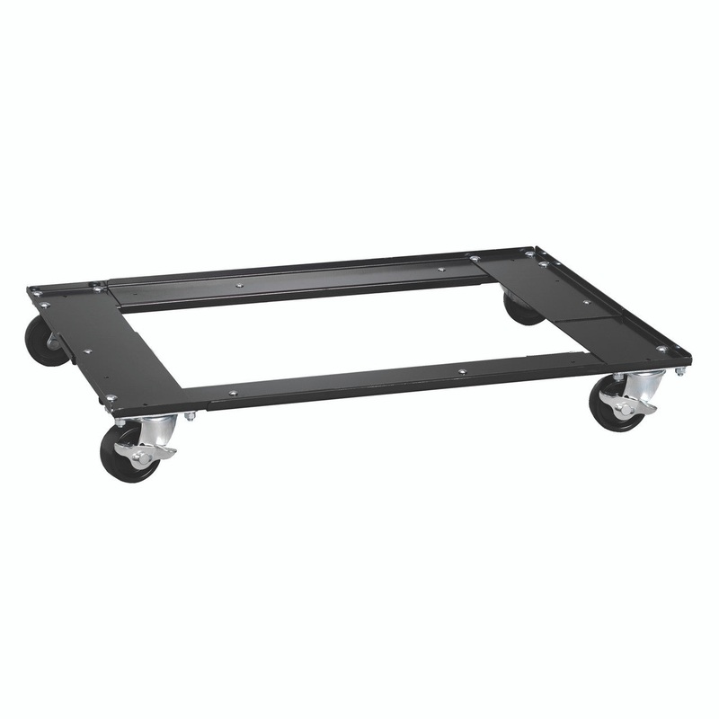 OS Steel Commercial Cabinet Dolly Black