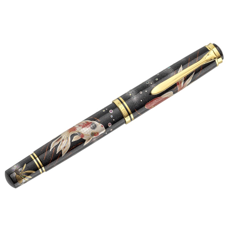 Pelikan M1000 Maki-e Fountain Pen – Goldfish (Limited Edition) Medium