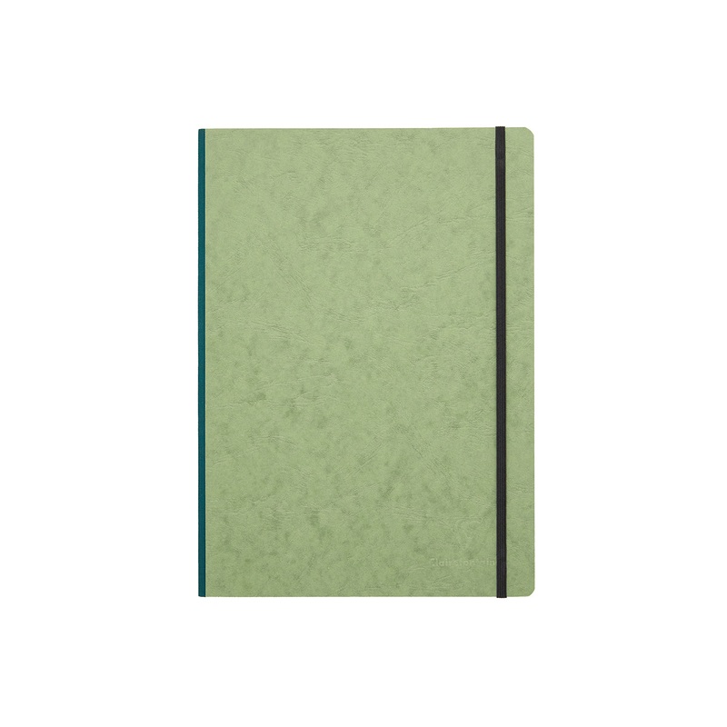 Clairefontaine Basic Clothbound A4 Notebook – Green, Lined