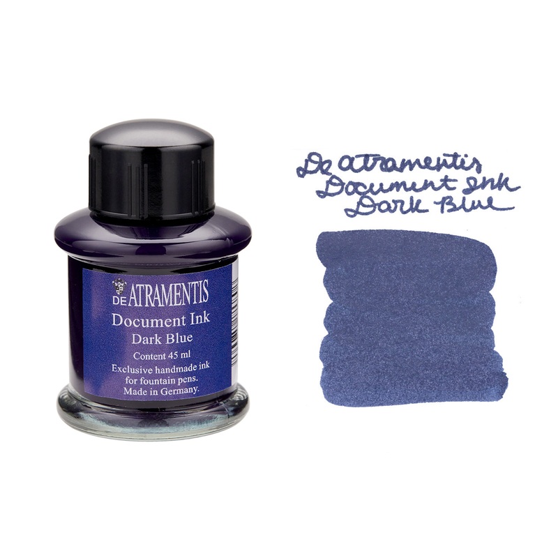 De Atramentis Document Ink Dark Blue – 45ml Bottled Ink