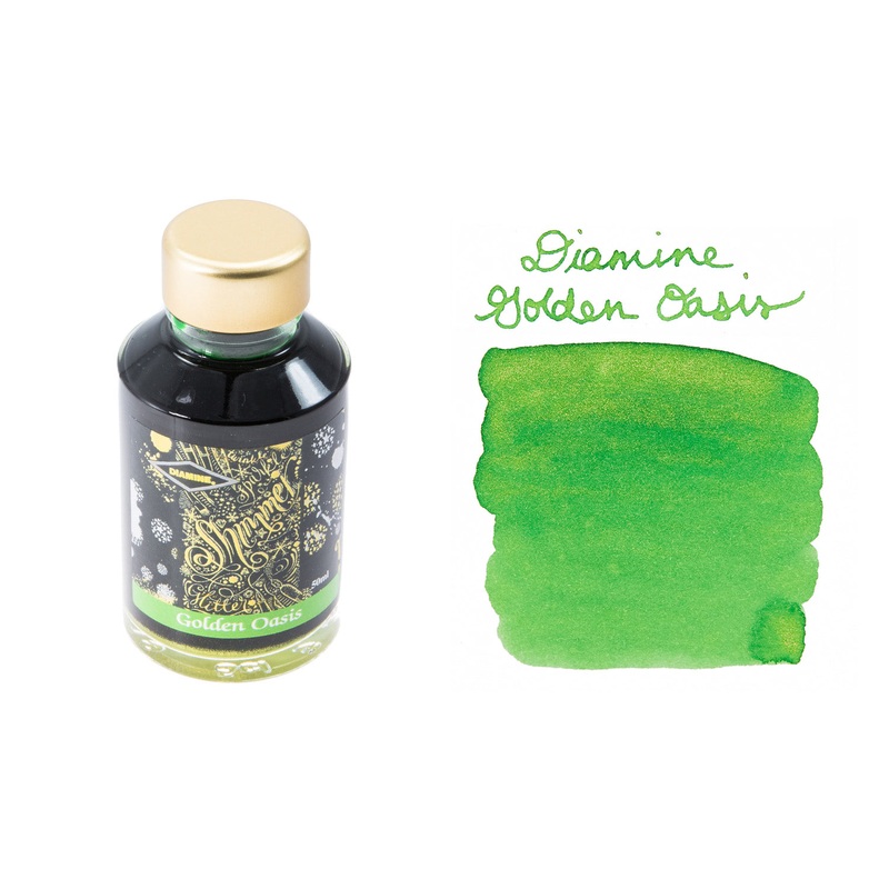Diamine Golden Oasis – 50ml Bottled Ink