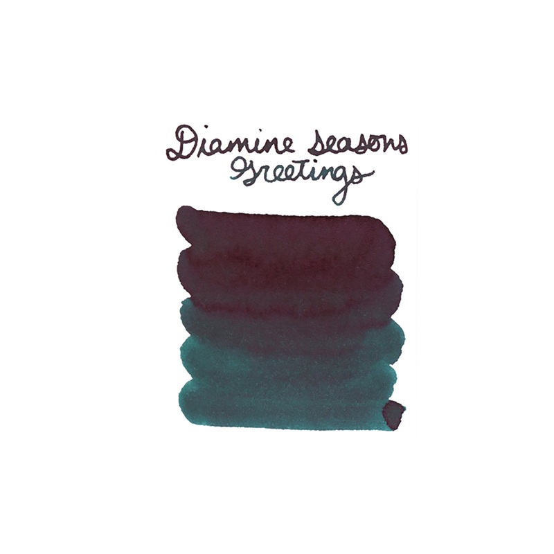 Diamine Seasons Greetings – Ink Sample