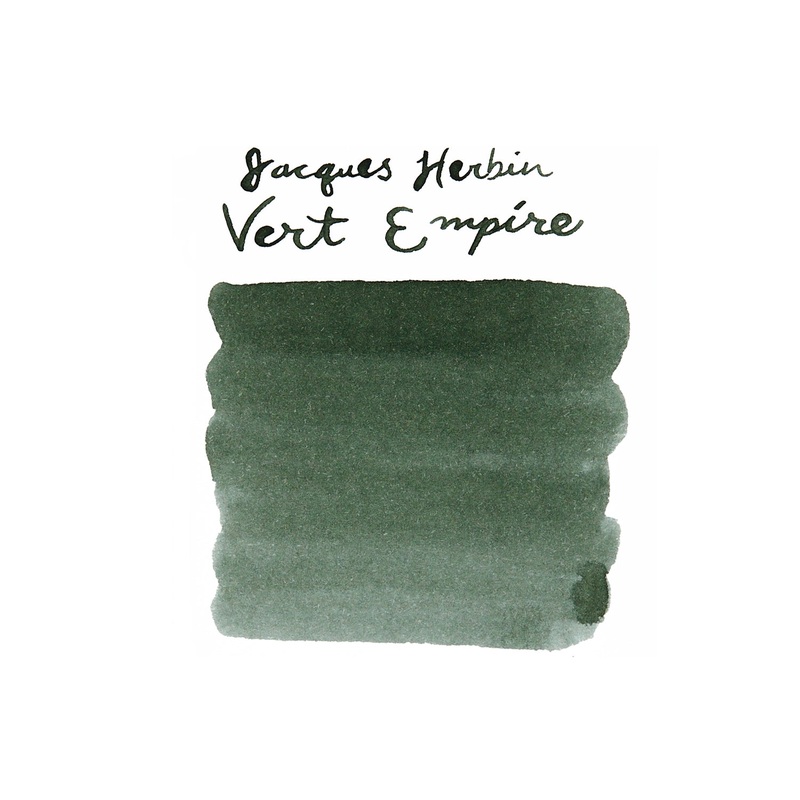 Jacques Herbin Vert Empire – Ink Sample