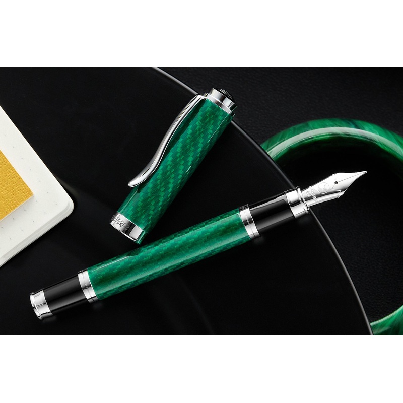 Monteverde Innova Fiberglass Fountain Pen – Emerald (Special Edition) Extra-Fine