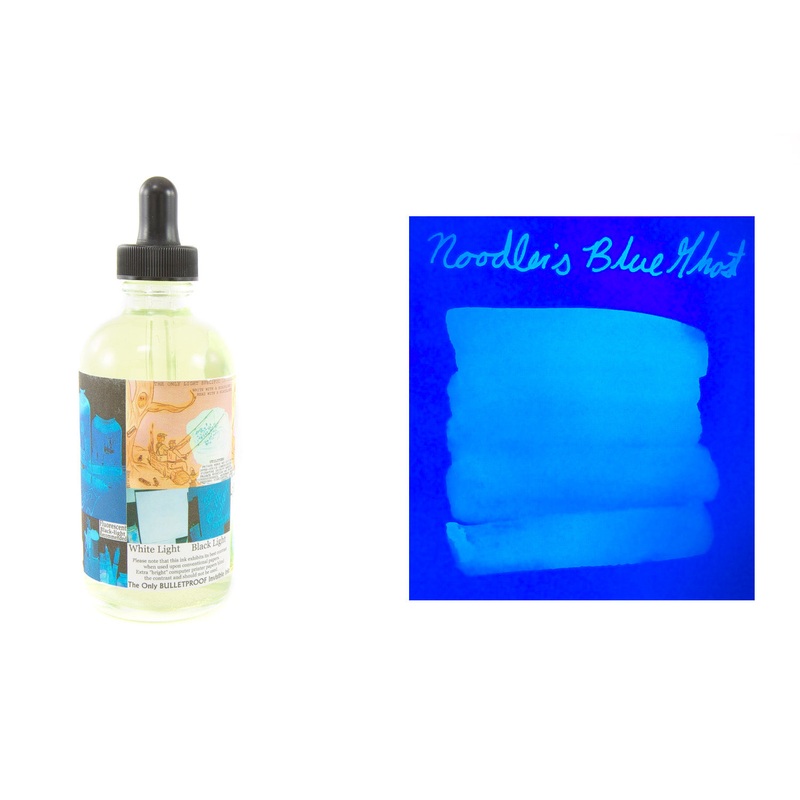 Noodler’s Blue Ghost – 4.5oz Bottled Ink with Free Charlie Pen
