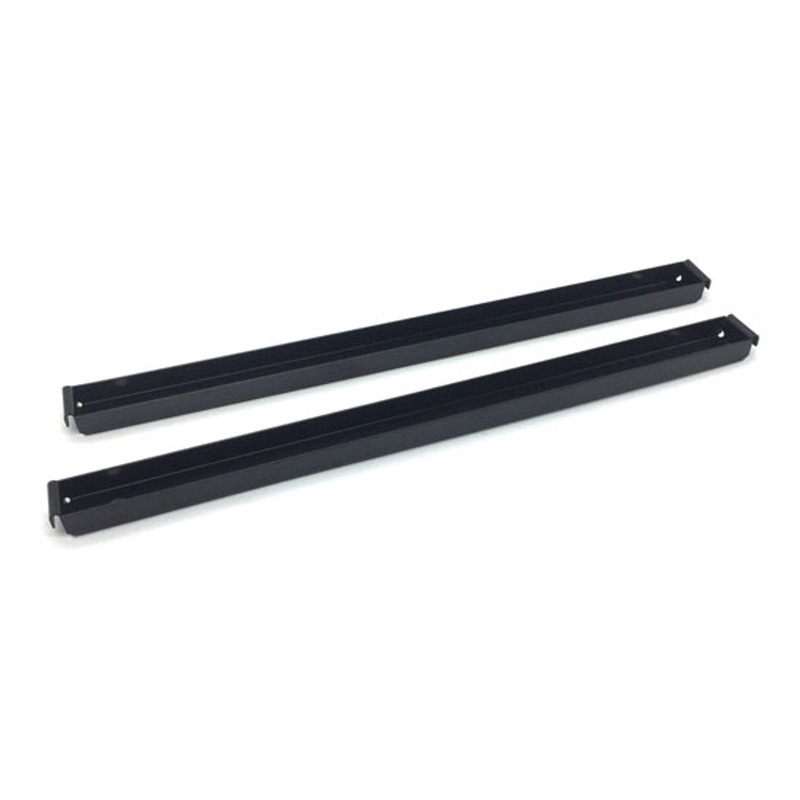 OS Double Rail Hanging Front to Back Filing Rail Black