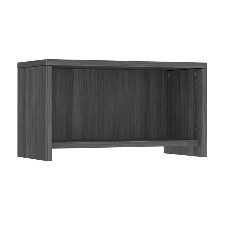 OS Laminate Wall Mounted Open Hutch – 31″W Coastal Gray