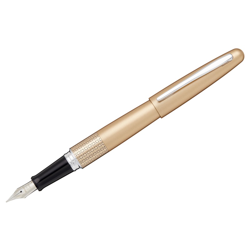 Pilot Metropolitan Fountain Pen – Gold Zig-Zag Medium