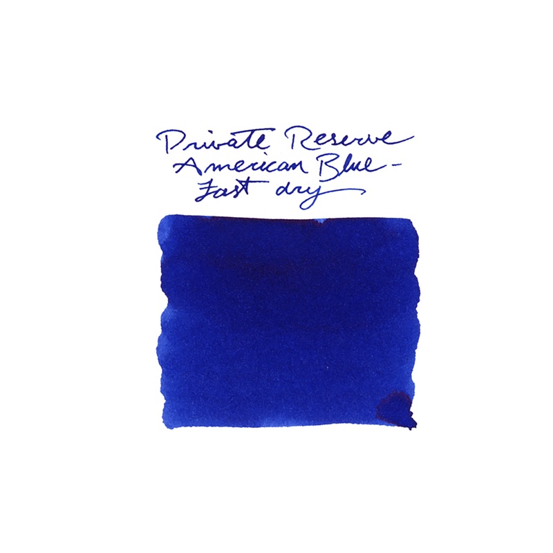 Private Reserve American Blue Fast Dry – Ink Sample